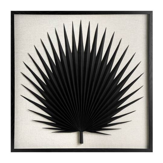 American Art Decor A Faraway Oasis Paper & Linen Wall Art - 24" x 24"